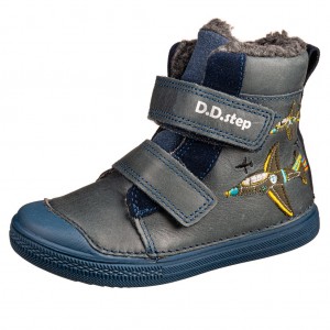 Dětská obuv D.D.Step W049-607M Royal Blue - 