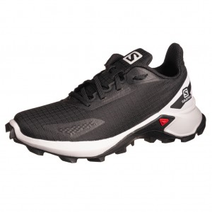 Dětská obuv Salomon Alphacross Blast J  /black/white - 