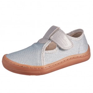 Dětská obuv Froddo Barefoot Canvas T /silver *BF - 