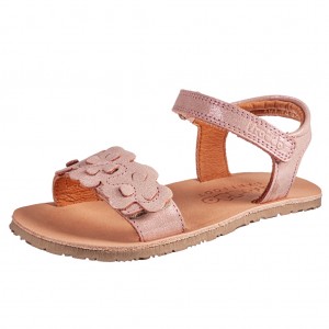 Dětská obuv Froddo sandály Barefoot flexy flowers /pink shine - 