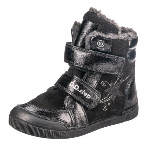 Dětská obuv D.D.Step W068-52745BM Black - 