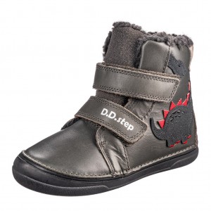 Dětská obuv D.D.Step W078-52785M Dark grey - 