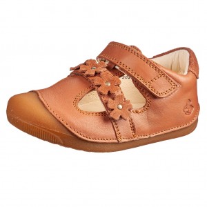 Dětská obuv Bundgaard Petit Summer Flower /Cognac WS - 