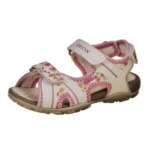 Dětská obuv GEOX J S.Roxane  /white/pink - 