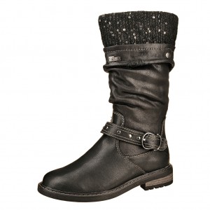 Dětská obuv s'Oliver kozačky 46603 /black - 