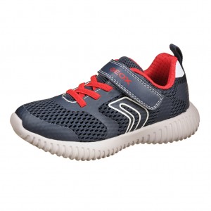 Dětská obuv GEOX J Waviness    /navy/red - 