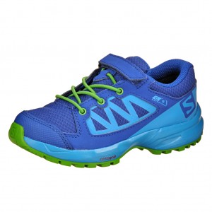 Dětská obuv Salomon XA Elevate CSWP K  /blue - 