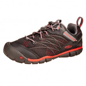 Dětská obuv KEEN Chandler   /raven/fiery red - 