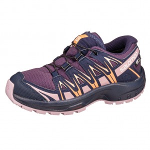 Dětská obuv Salomon XA Pro 3D CSWP J  /sweet grape - 
