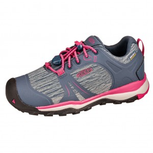Dětská obuv KEEN Terradora II LOW WP  /blue fog/pink peacock - 
