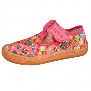 Dětská obuv Froddo Barefoot Canvas Fuchsia  *BF - 