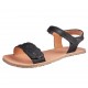 Froddo sandály Barefoot flexy flowers /black